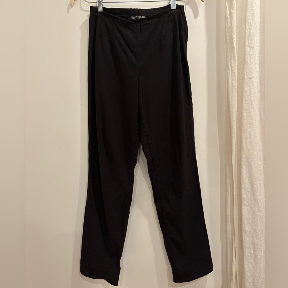 Philosophy Women’s Black High Waist Trousers Size US 4